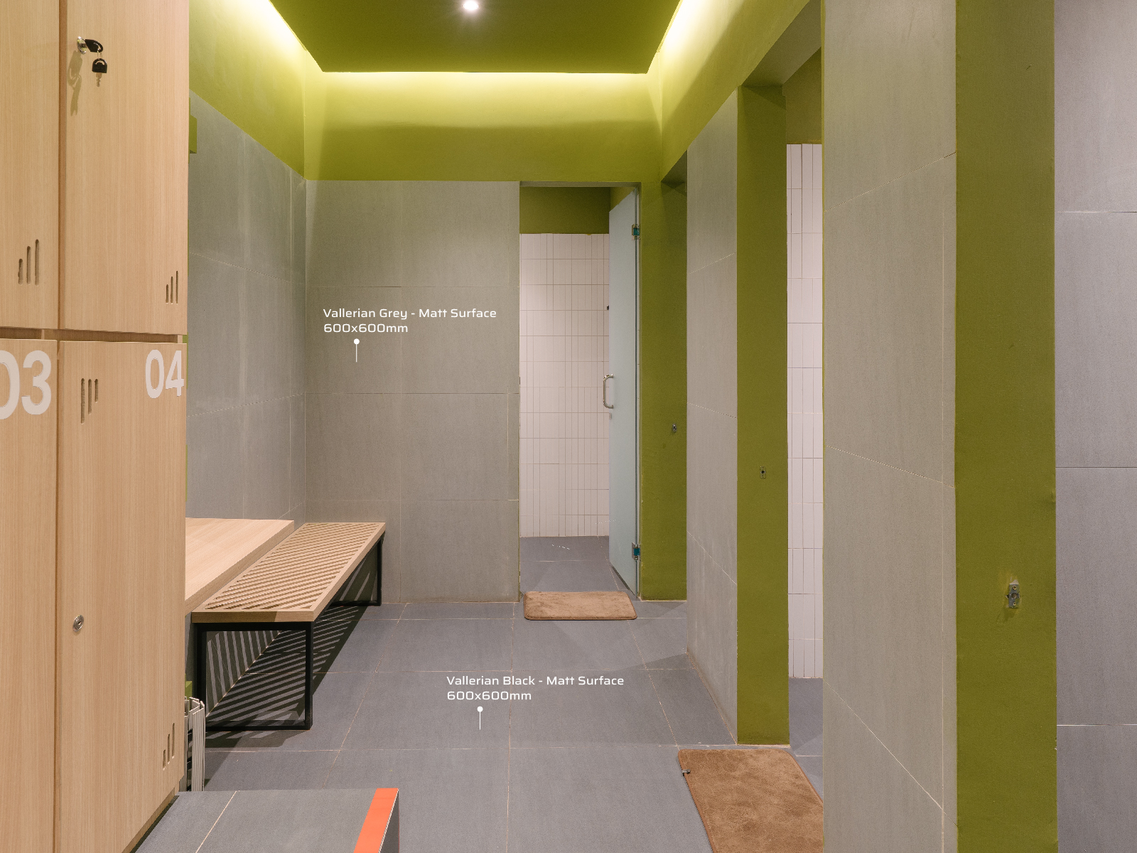 Aplikasi Granite Tile by BDA di Padman Padel