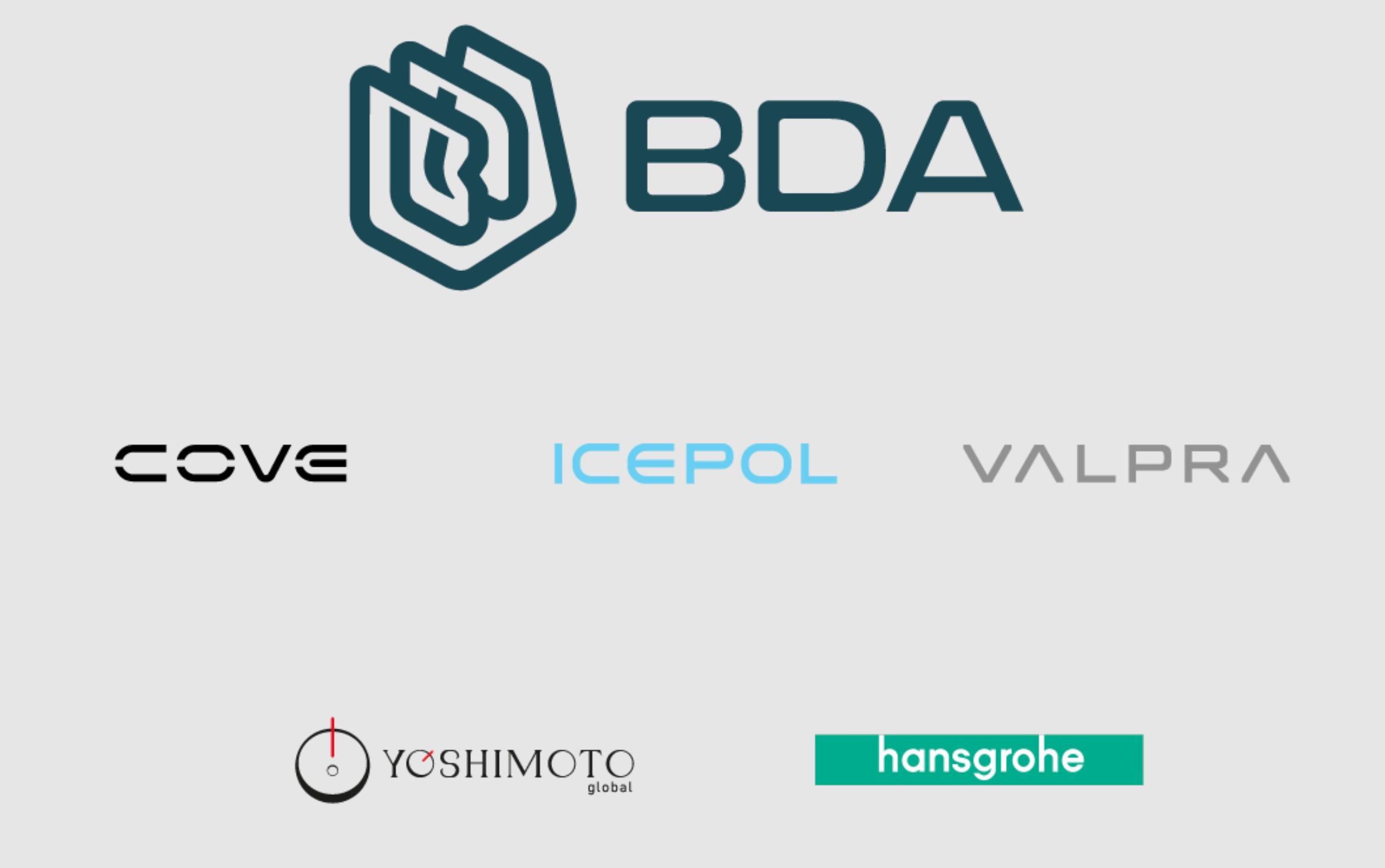 Rebranding logo brand perusahaan BDA serta logo brand produk Cove, Icepol, Valpra. Kolaborasi dengan Hansgrohe (Keran dan Aksesori Kamar Mandi) dari Jerman dan Yoshimoto (Peralatan Dapur) dari Jepang.