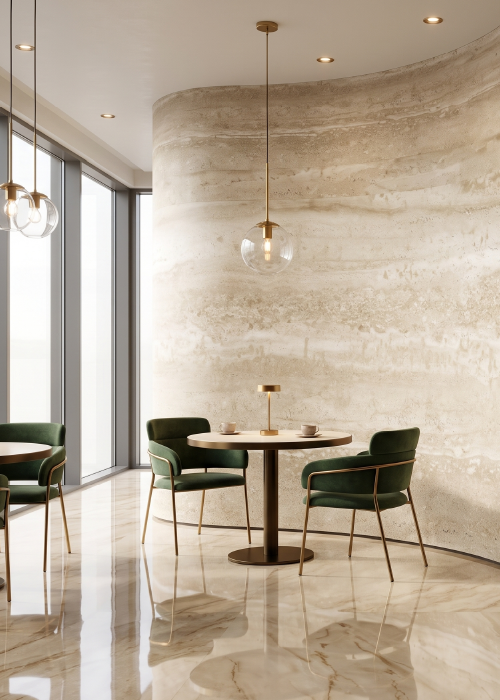 Linear Travertine Cream