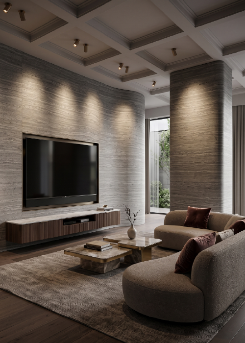 Rammed Earth Dark Grey
