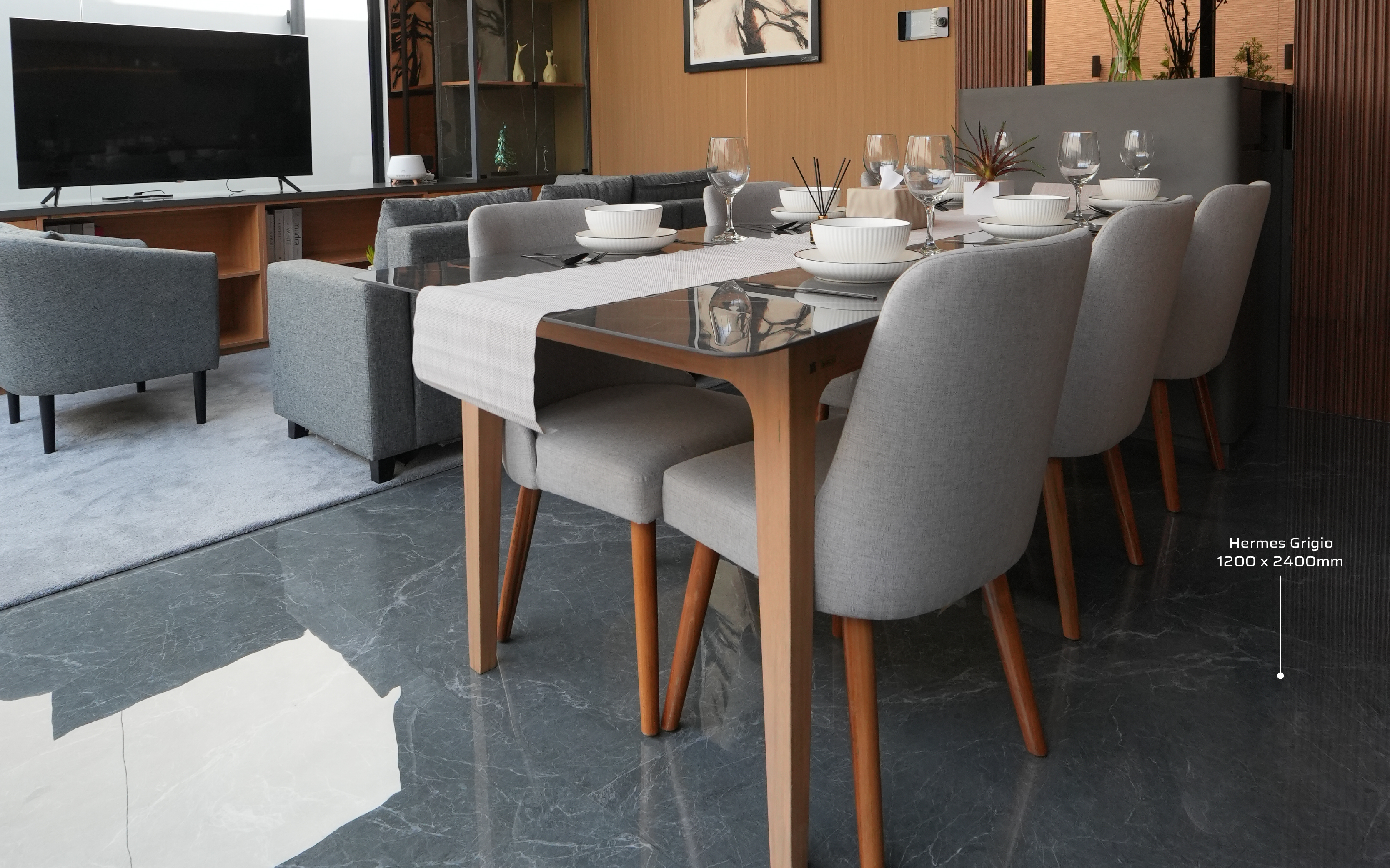 Granite Tile by BDA Proyek Metland Cakung