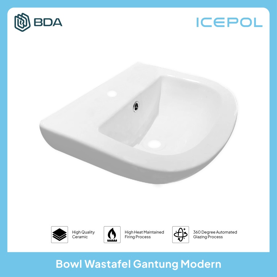 odel Wastafel Cerbasin Minimalis Warna Putih untuk Kamar Mandi Modern